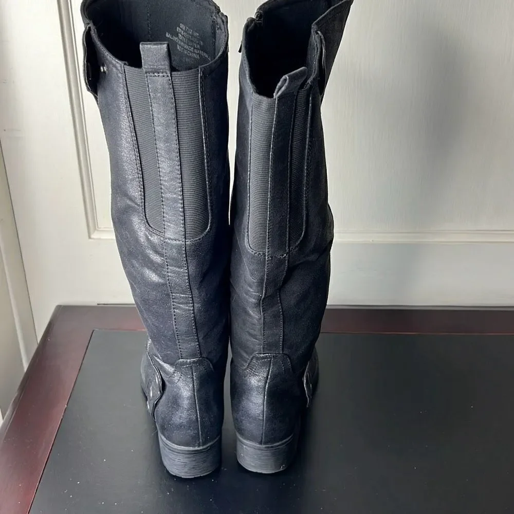 BareTraps Oria Black Tall Boot Size 7.5